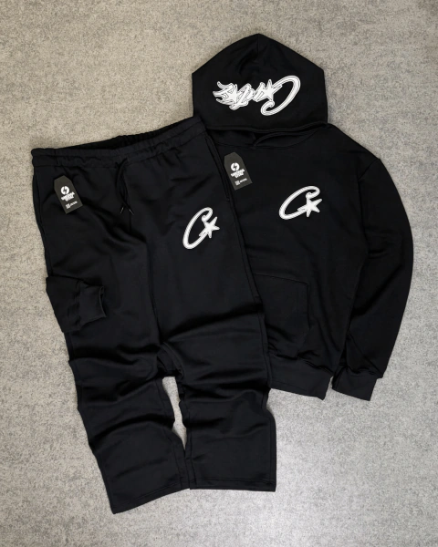 CONJUNTO MOLETOM INVERNO CORTEIZ - PRETO