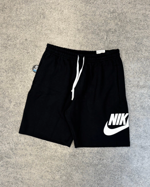 SHORTS MOLETOM NK ICON - PRETO