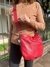Bolsa Artesana Couro Rouge dobra / Alça Maxi Ilhós Ônix - loja online