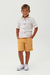 Camisa Bernardo MC Xadrez Azul e Açafrão - Petit Môme - Moda Infantil