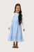 Vestido Chloe Longo Laise Azul - loja online