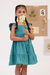 Vestido Gaia Verde Sálvia - Petit Môme - Moda Infantil