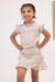 Short-saia Beatriz Listrado Bordado - loja online