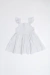 Vestido Branco com babado. Petit Môme