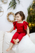 Macacão Liza Vermelho - Petit Môme - Moda Infantil