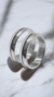 ITALIANAS CON ESMALTE CENTRAL - PLATA 925 6grs 4.5mm en internet