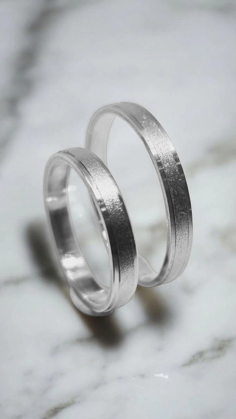 ROMA - cintas angostas - Plata 925 3mm 4grs - comprar online