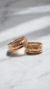 LABRADAS CON BORDES Oro 18k 16.5grs - - Artebello Joyas