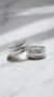 LABRADAS - Con bordes Plata 925 8mm 12grs - Artebello Joyas