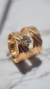 REINA 3- 7mm con zafiros Oro 18k 12.5grs - - comprar online