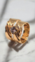 REINA 3- 7mm con zafiros Oro 18k 12.5grs - en internet