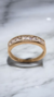 CINTILLO MEDIO SIN FIN – ORO 18k ZAFIROS BLANCOS -3 GRS en internet