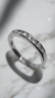 CINTILLO MEDIO SIN FIN – ORO BLANCO 18k ZAFIROS BLANCOS-2.2GRS - Artebello Joyas