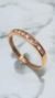 CINTILLO MEDIO SIN FIN – ORO 18k ZAFIROS BLANCOS Y ROSA de FRANCIA - 1.4GRS - Artebello Joyas