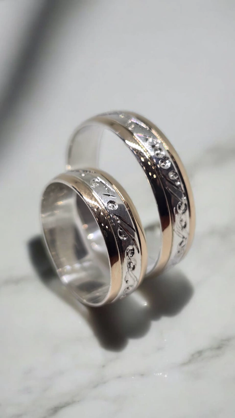 SEÑOR DE LOS ANILLOS - Italianas Plata 925 y Oro 18k