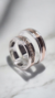 GLAMOUR - Cintas centro ancho oro con piedras engarzadas - comprar online