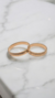 AURORA - Cintas mitad fresadas Oro 4.5grs 18k - Artebello Joyas