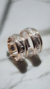 LABRADAS CON BORDES - Plata 925 y Oro 18K - comprar online