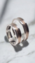 PARIS - Cintas Plata 925 y Oro 18k 5mm - comprar online
