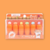 Marca Texto Kawaii Mini Cenourinha - Kit 6 cores
