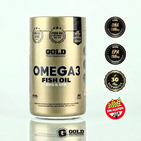Omega 3 – fish oil gold nutrition x 30c