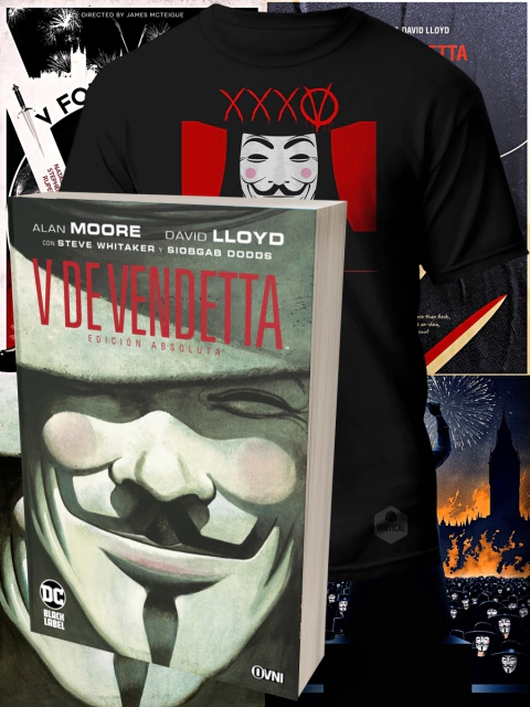V de Vendetta Comic + Remera + Poster