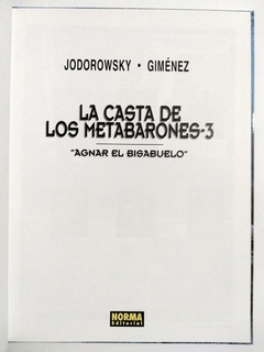 La Casta de los Metabarones: Agnar El Bisabuelo en internet