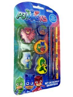 Lápices y Gomas PJMasks