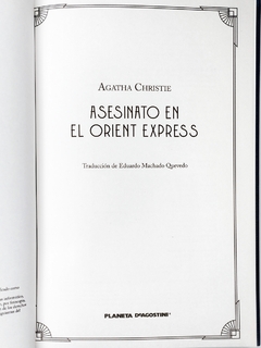 Asesinato en el Orient Express