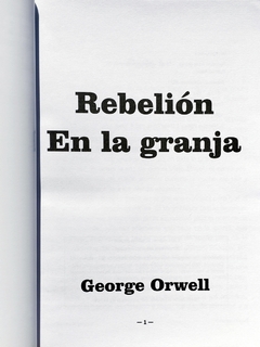 Rebelión en la Granja American Ediciones