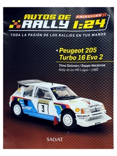 Peugeot 205 Colección Autos de Rally 1:24