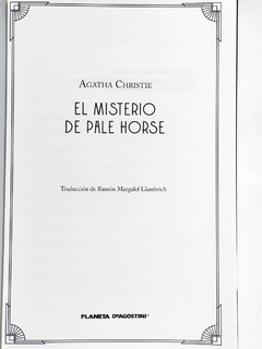 El misterio de Pale Horse coleccion Agatha Christie