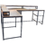 Escritorio Industrial L 75x160/160x60cm c/2 Estantes - comprar online