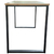 Escritorio Black Industrial Hierro Madera - Muebles Industriales.Ok