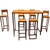 Banqueta Taburete Hierro Madera Industrial Desayunador en internet