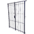 Puerta Reja Balcon Seguridad 120x200 Con Marco Y Cerradura en internet