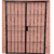 Puerta Reja Balcon Seguridad 120x200 Con Marco Y Cerradura en internet