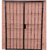 Puerta Reja Balcon Seguridad 180x200 Con Marco Y Cerradura en internet