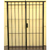 Puerta Reja Balcon Seguridad 150x200 Con Marco Y Cerradura - Muebles Industriales.Ok