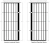 Puerta Reja 80x200 Doble Cerradura Seguridad Reforzada Con Marco - comprar online