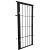 Puerta Reja 80x200 Doble Cerradura Seguridad Reforzada Con Marco