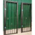 Puerta Reja 80x200 Doble Cerradura Seguridad Reforzada Con Marco - Muebles Industriales.Ok