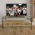 RACK TV INDUSTRIAL CON CAJONERA HIERRO MADERA 65x140x40