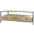 RACK TV INDUSTRIAL CON CAJONERA HIERRO MADERA 65x140x40