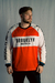 Remera Jersey Arcadia Rojo y Blanco