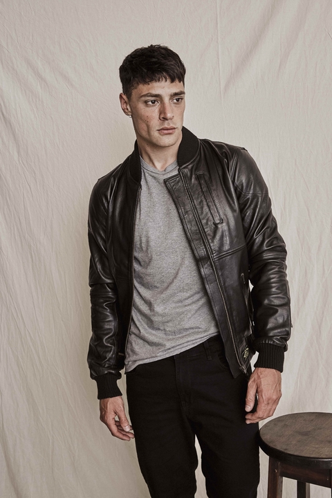 CAMPERA DE CUERO HOLBROOK