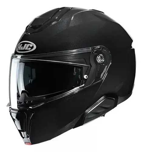 CASCO HJC I91 SOLID METAL BLACK