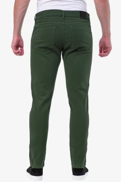 CALÇA DE SARJA BOLSO CHAPADO/TRADICIONAL