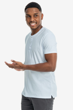 CAMISETA SUPIMA GOLA HENLEY - loja online