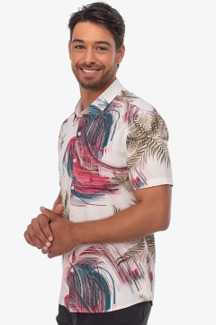 CAMISA ESTAMPADA ARARA VERMELHA na internet